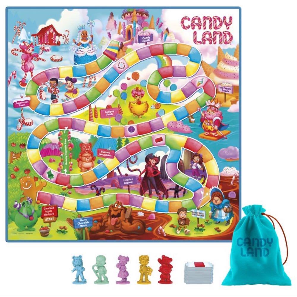 CANDY LAND® (2025) REFRESH  (2-4) board game collectible [Barcode 195166298429] - Main Image 2