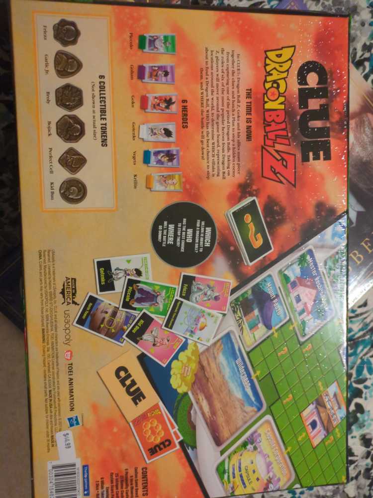 Clue: Dragon Ball Z  (2-6) board game collectible [Barcode 700304154620] - Main Image 2