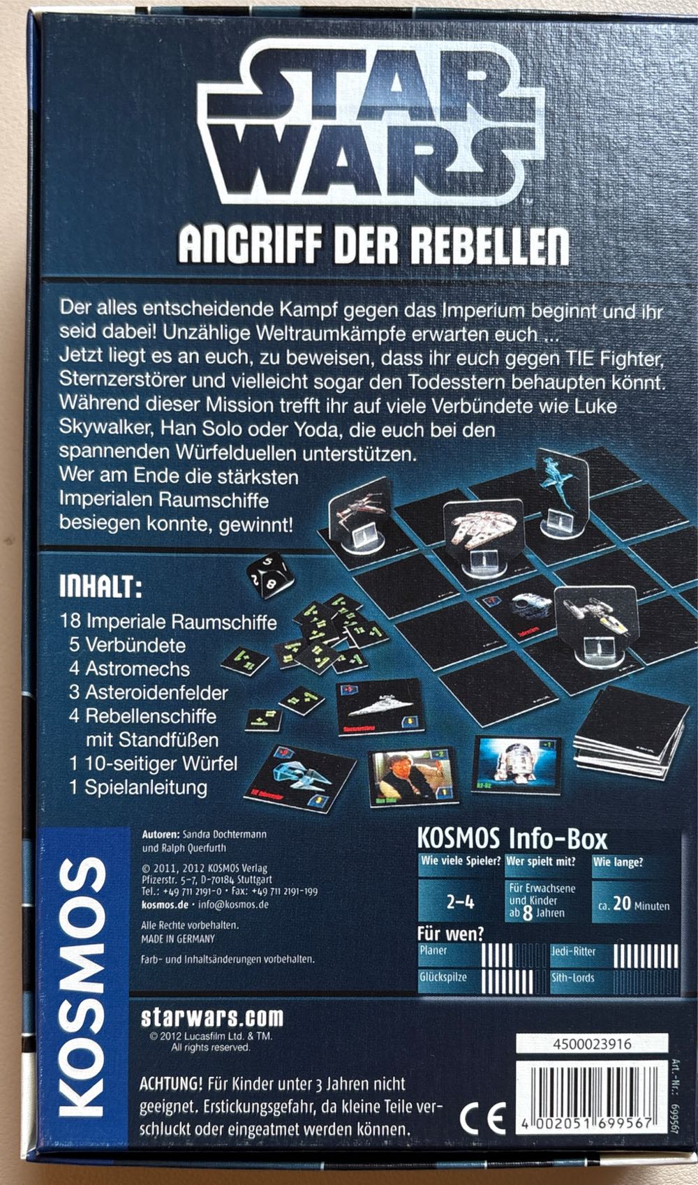 Star Wars - Angriff Der Rebellen  board game collectible [Barcode 4002051699567] - Main Image 2