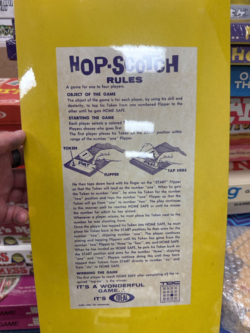 The Game Of Hopscotch  board game collectible - Main Image 2