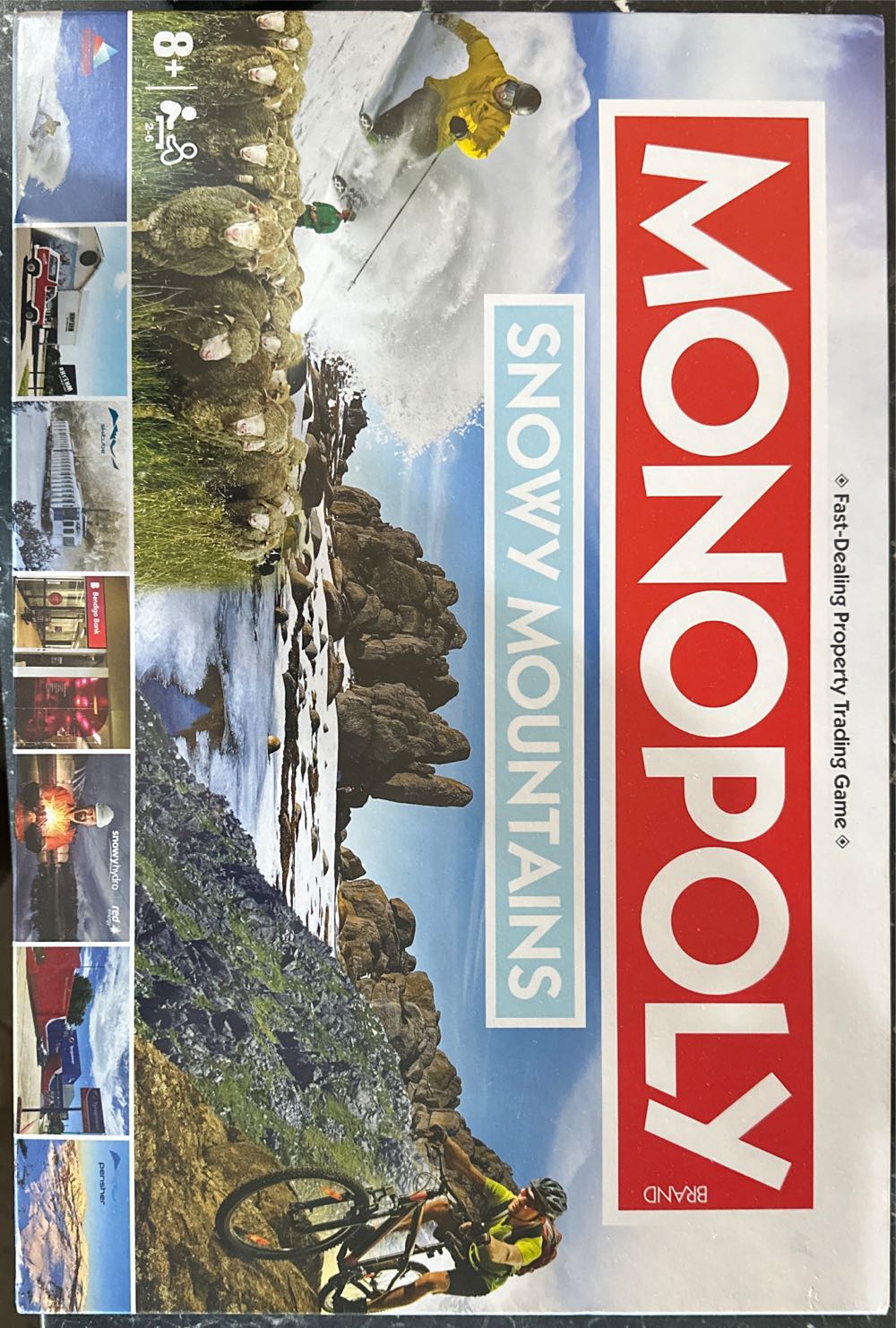 Snowy Mountains Monopoly Game  board game collectible [Barcode 5053410007928] - Main Image 2