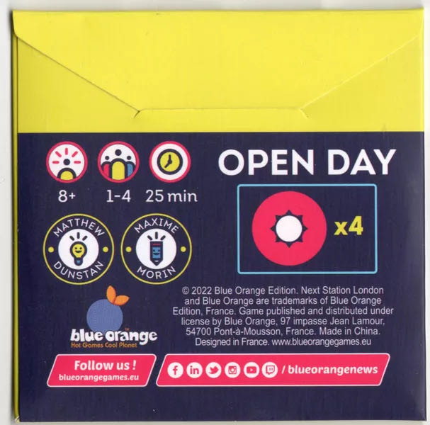 Next Station London: Open Day  (1 2 3 4) board game collectible - Main Image 2
