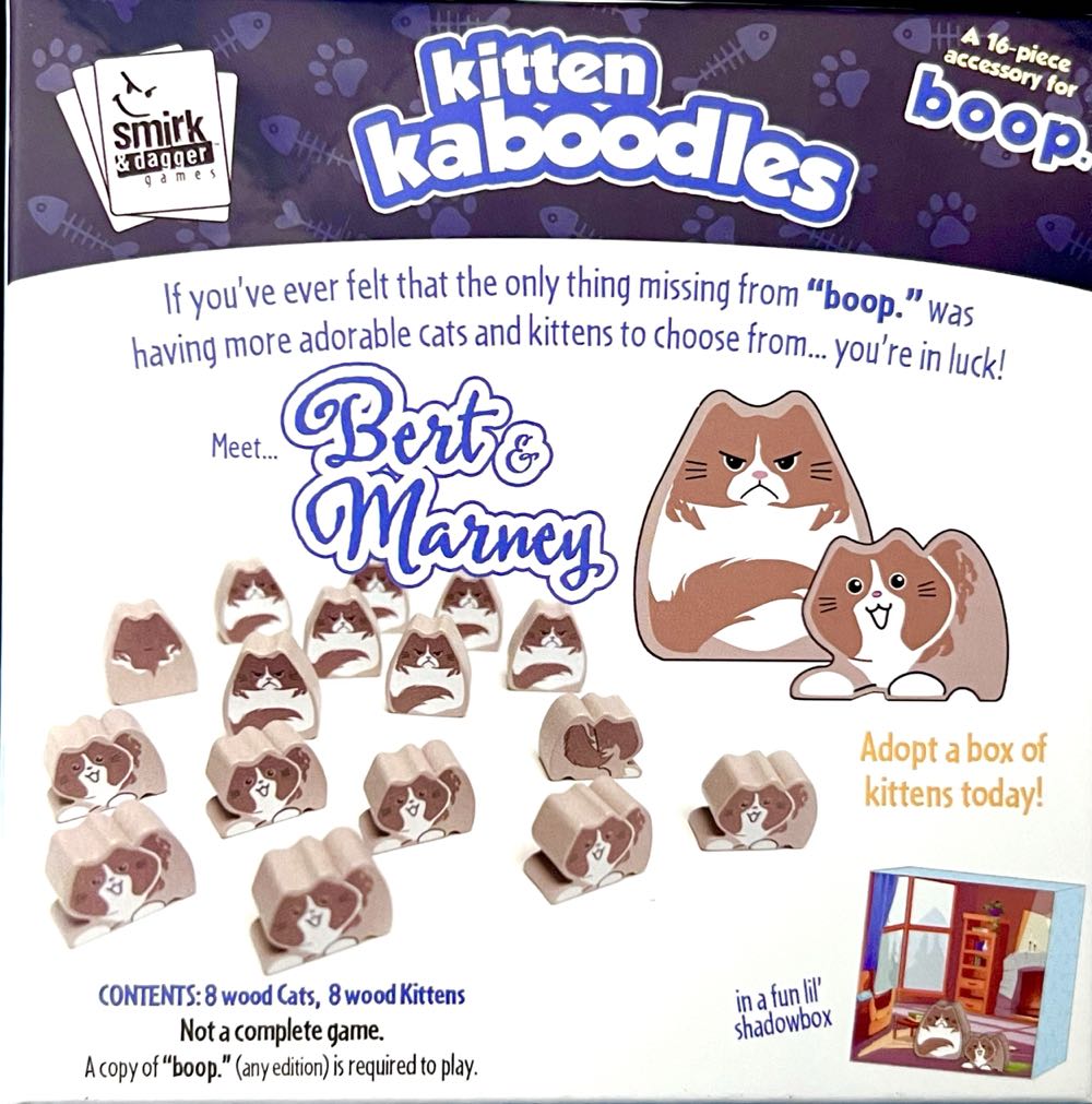 Boop: Kitten Kaboodles - Bert & Marney  board game collectible [Barcode 894769000537] - Main Image 2