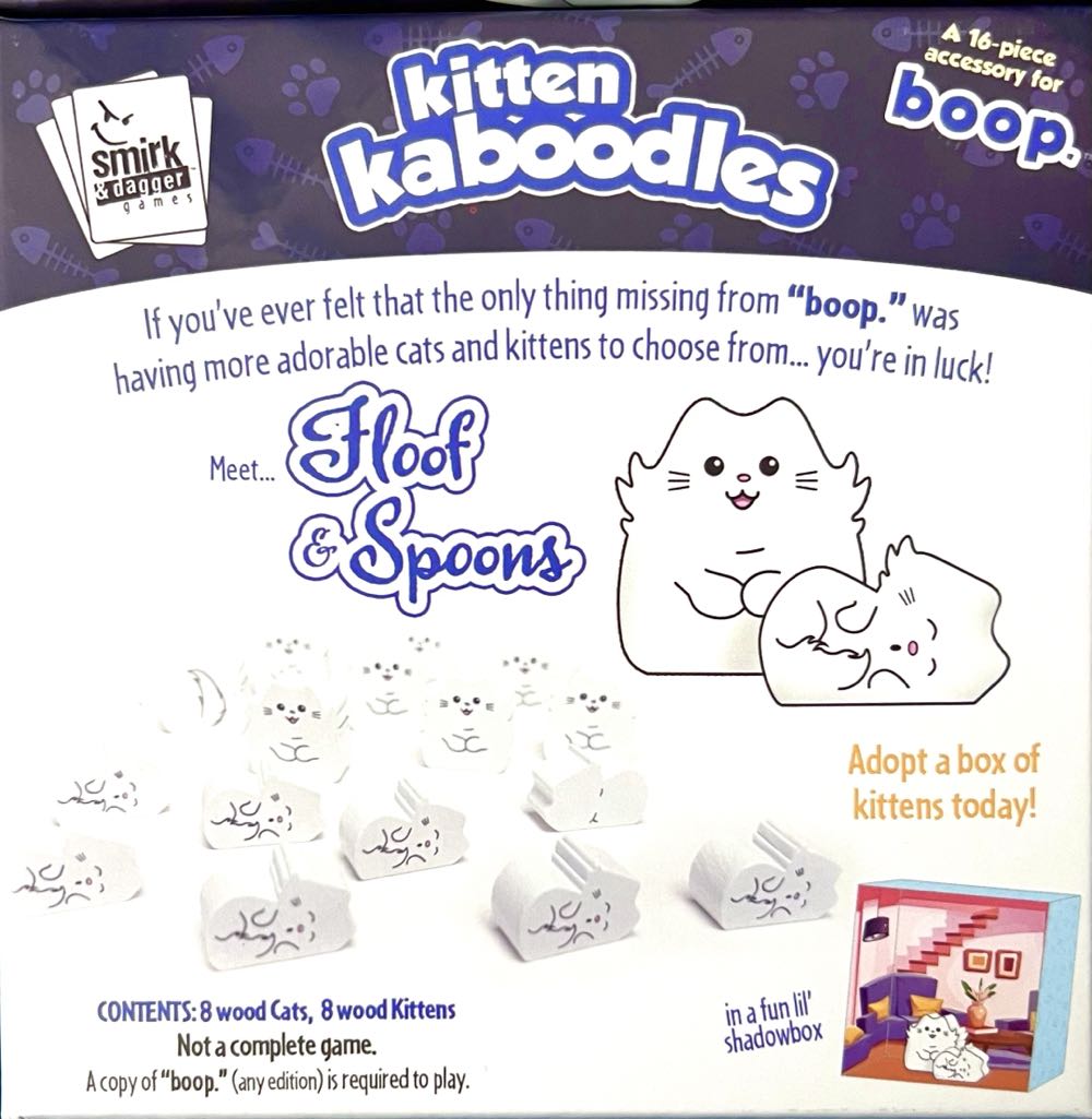 Boop: Kitten Kaboodles - Floof & Spoons  board game collectible [Barcode 894769000520] - Main Image 2