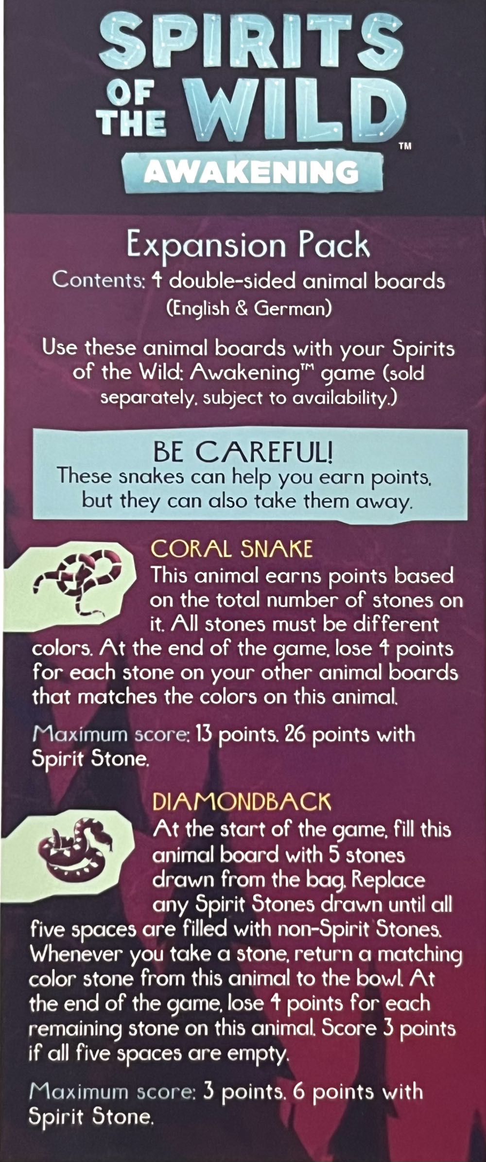 Spirits of the Wild: Awakening - Expsnsion Pack  (2) board game collectible - Main Image 3