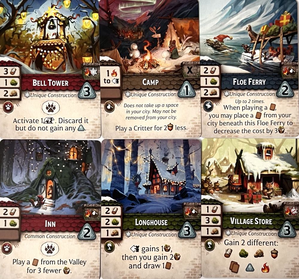 Everdell Silverfrost: 12 Days of Bellsong Promos  board game collectible [Barcode 810082832174] - Main Image 4