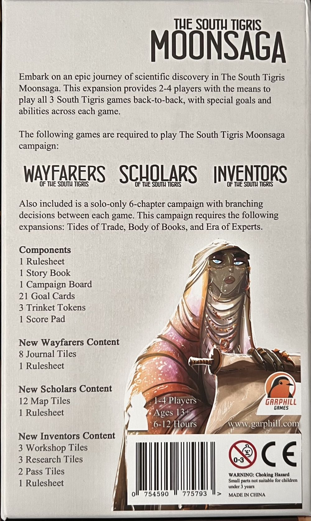 The South Tigris Moonsaga  (2 3 4 5) board game collectible [Barcode 754590775793] - Main Image 2