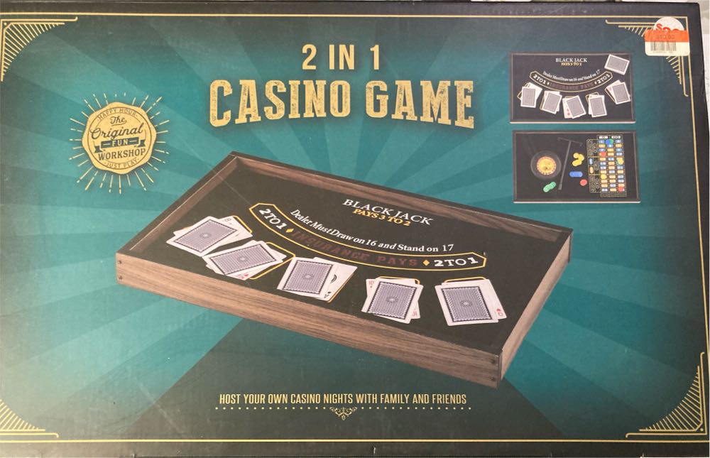 Casino Games - Blackjack/Roulette  (2+) board game collectible [Barcode 638688370735] - Main Image 2
