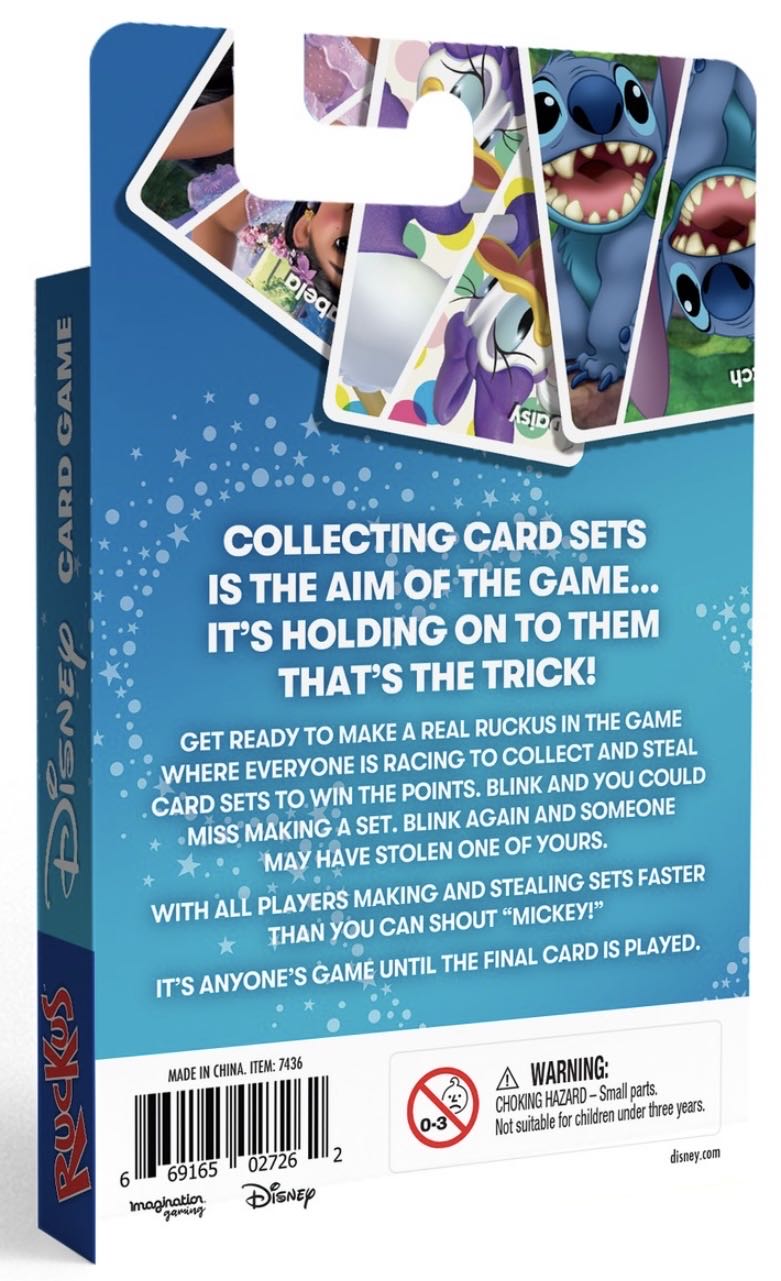 Disney Ruckus  board game collectible [Barcode 669165027262] - Main Image 2