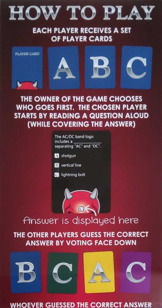 Inferno Of Rock: Hard Rock Game From Hell, The  (2-8) board game collectible [Barcode 013964836509] - Main Image 4