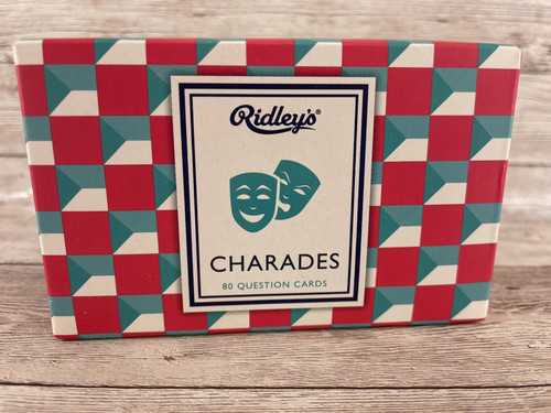 Ridley’s Game Room Classic Charades Card Game 80 Question Cards  board game collectible - Main Image 1