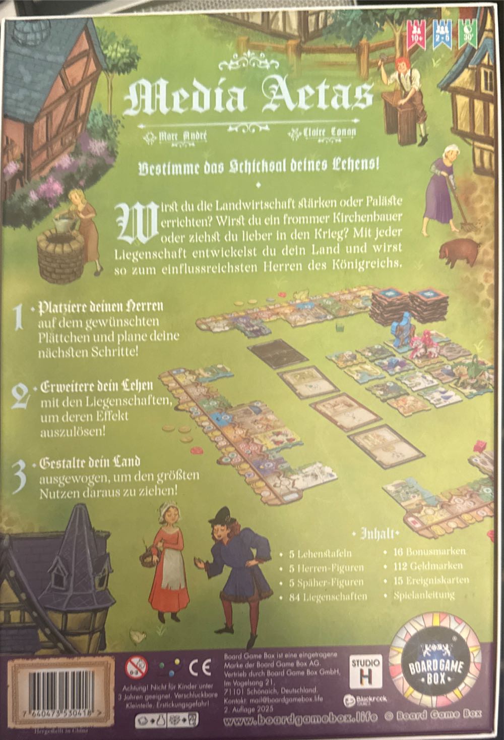 Media Aetas German Game Board Box Family Strategy  (2-5 Spieler) board game collectible [Barcode 7640473530418] - Main Image 2