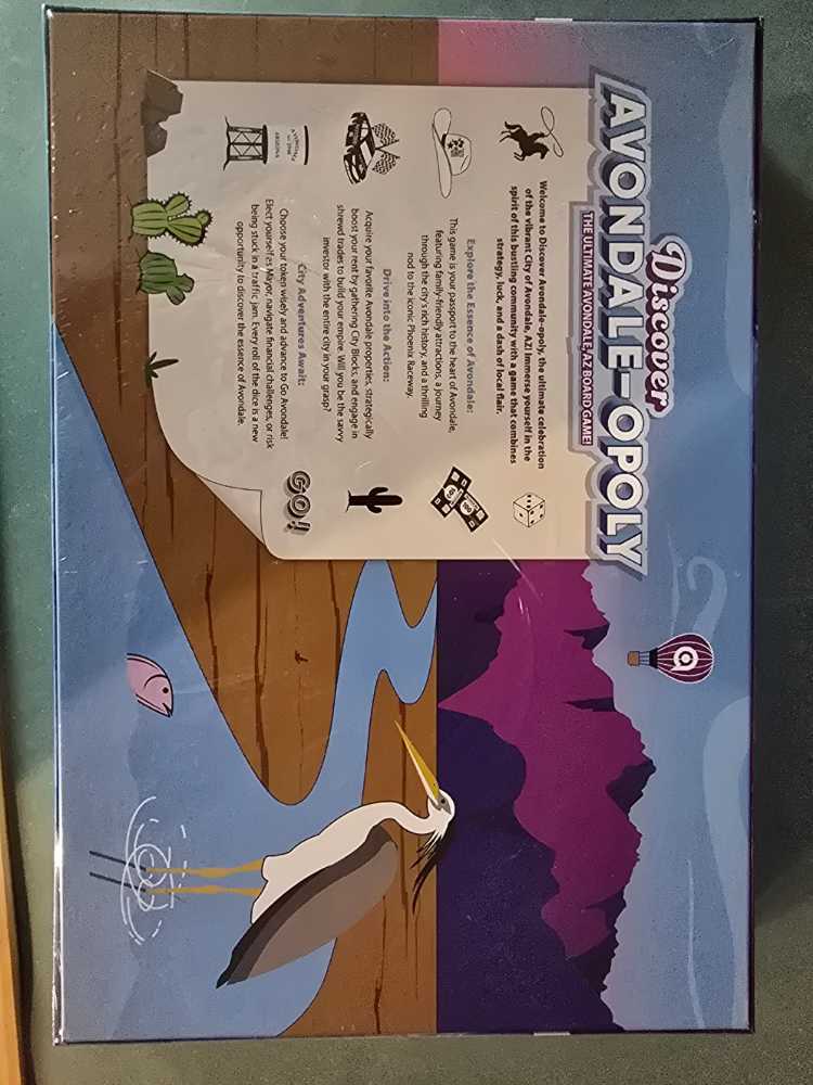 Avondale-opoly  (2-6) board game collectible - Main Image 2