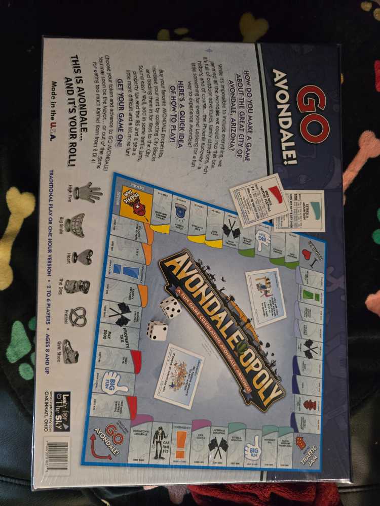 Avondale-Opoly  (2-6) board game collectible [Barcode 730799016875] - Main Image 3
