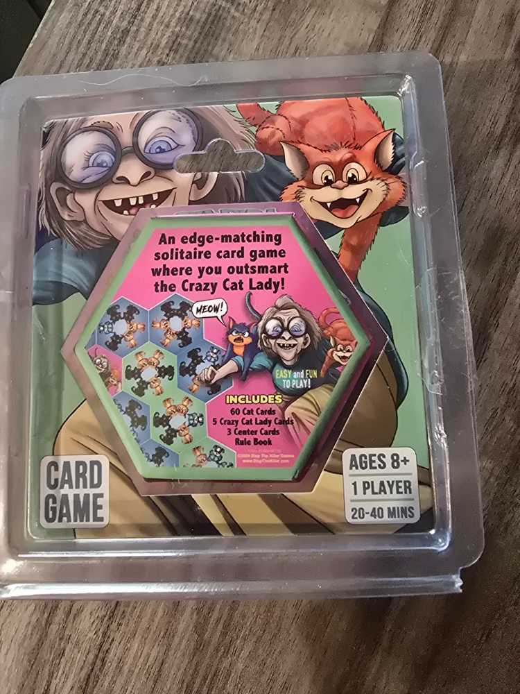 Crazy Cat Lady Hex Deck Series  (1) board game collectible [Barcode 860011841302] - Main Image 2