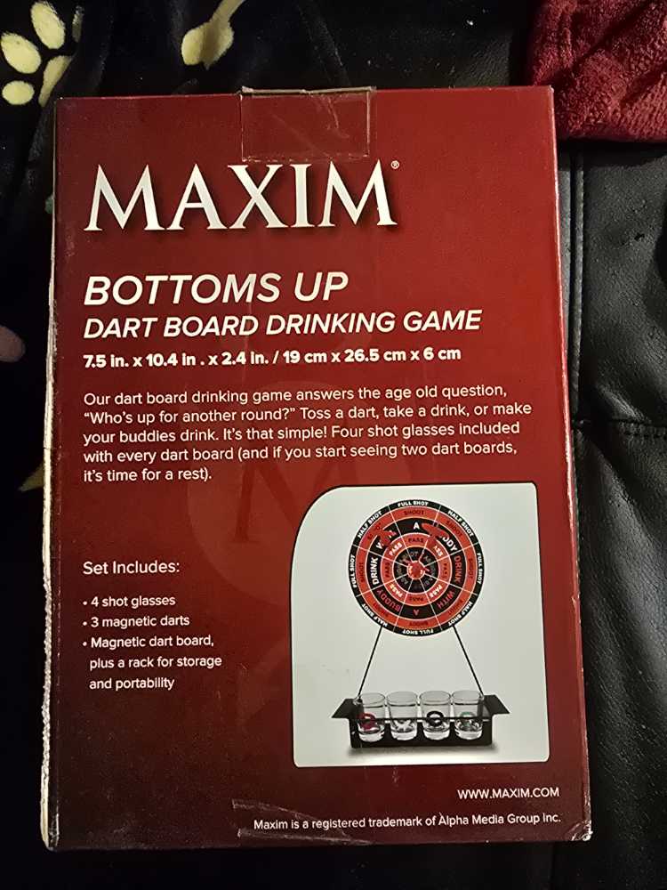 Maxim Dart Board Drinking Game  board game collectible - Main Image 3