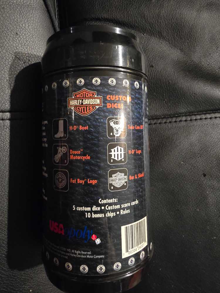 Yahtzee Harley Davidson  (1+) board game collectible - Main Image 4