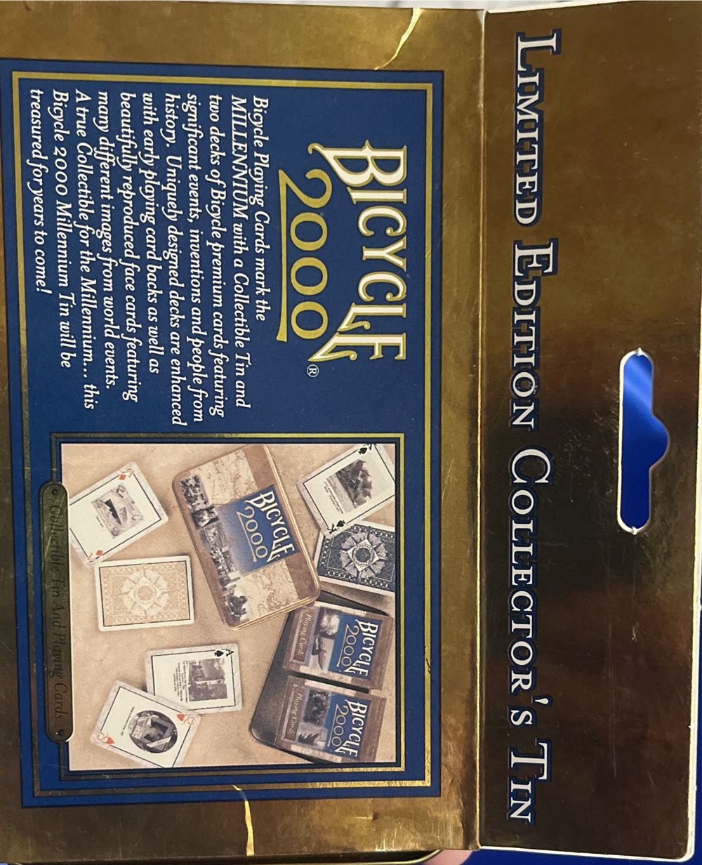 Bicycle 2000 Double Deck  board game collectible [Barcode 073854504437] - Main Image 2