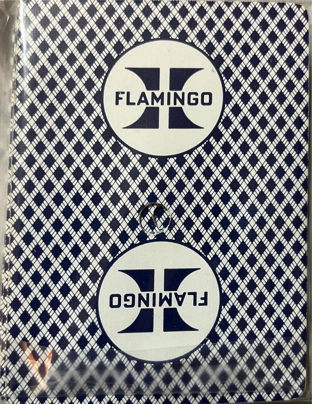 Vintage Red N Blue Plastic Coated Playing Cards Made In India New Sealed Poker Blue