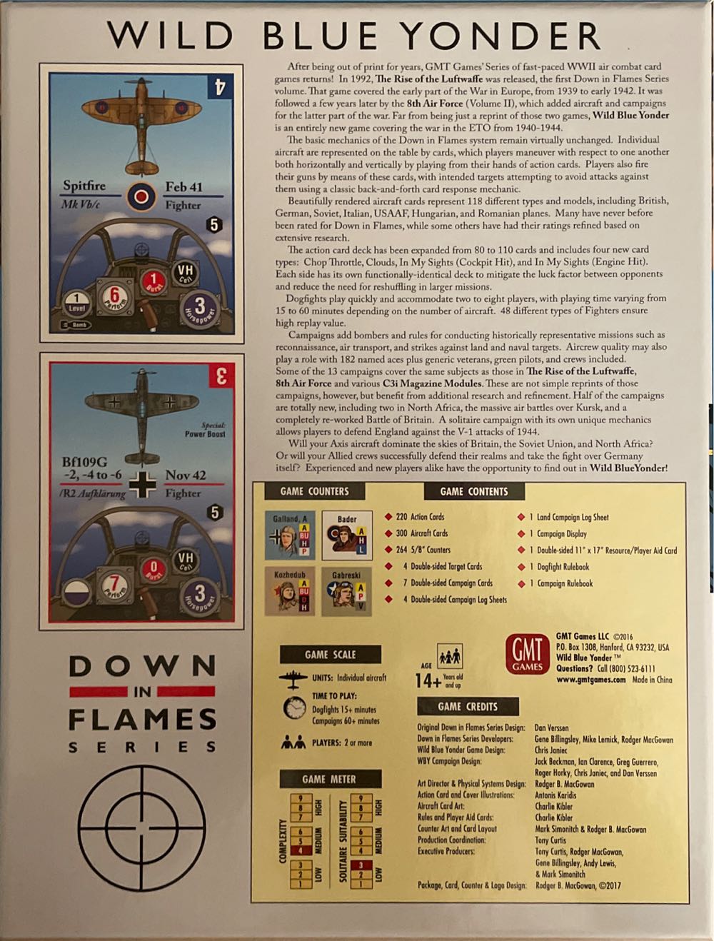 Wild Blue Yonder  (2-8) board game collectible [Barcode 817054011322] - Main Image 2