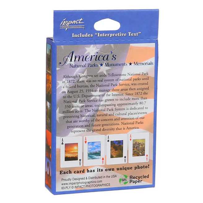 America’s National Parks Playing Cards  board game collectible [Barcode 045622993163] - Main Image 2