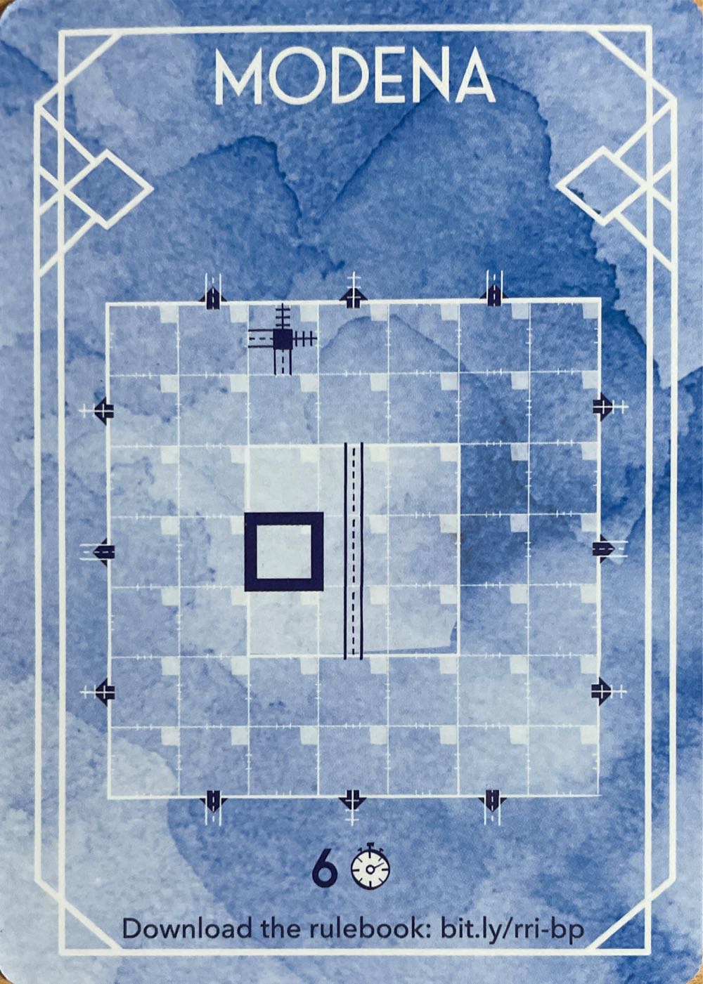 Railroad Ink Challenge: Blueprints - Essen / Modena  (1-4) board game collectible [Barcode 8056324761495] - Main Image 2