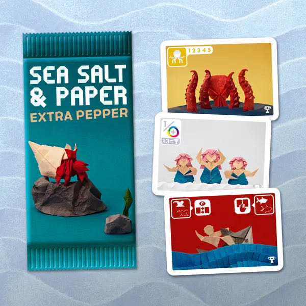 Sea Salt & Paper: Extra Pepper  (2-4) board game collectible [Barcode 3760267991271] - Main Image 2