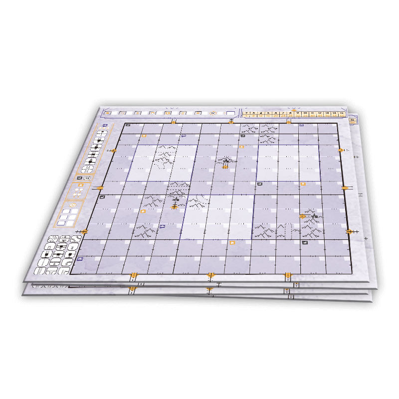 Railroad Ink Challenge Epic & Giant Boards Set En Ink: Challenge:  (1-4) board game collectible [Barcode 8056324760658] - Main Image 3