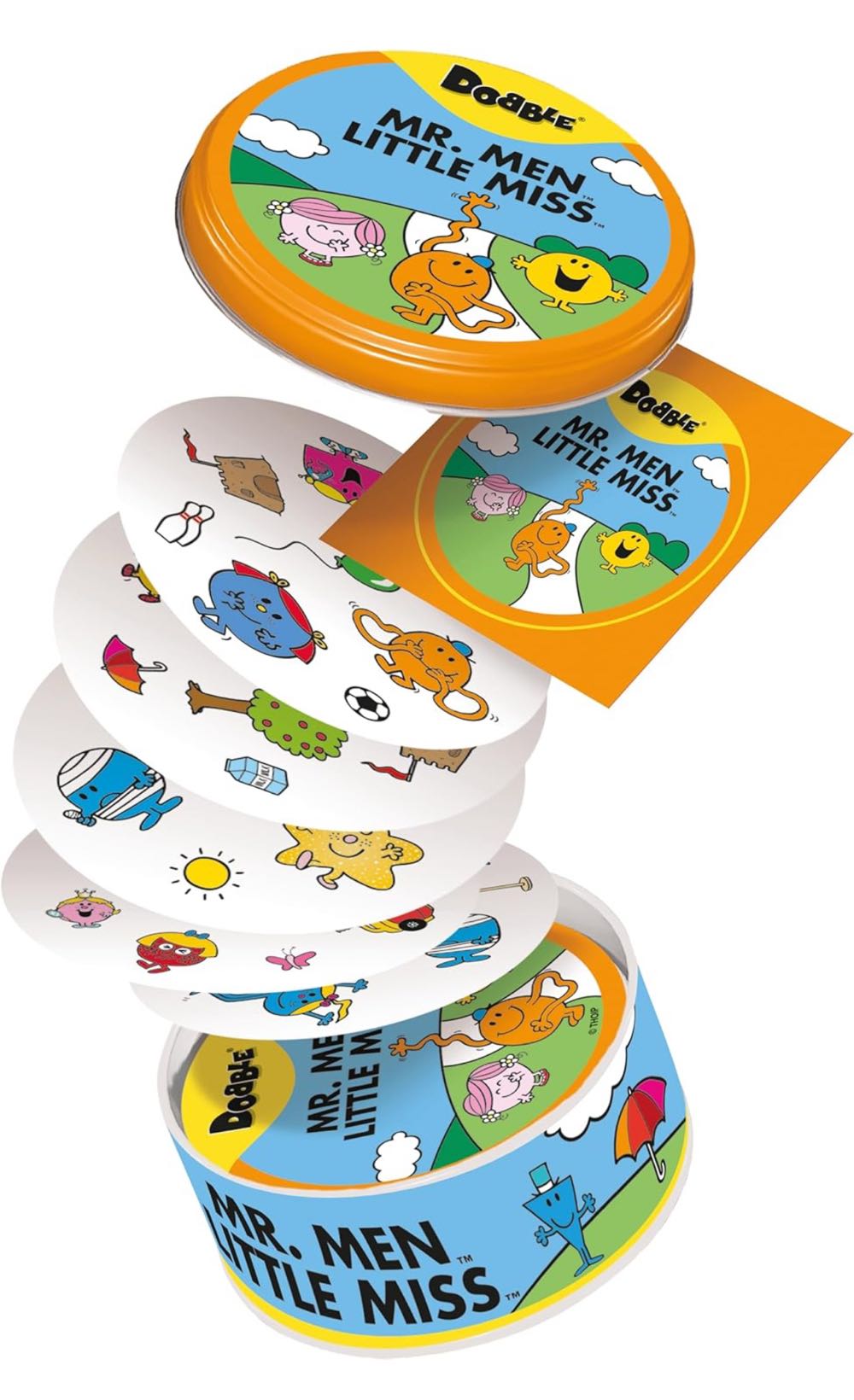 Spot It! Mr. Men Little Miss  (2-8) board game collectible [Barcode 3558380118510] - Main Image 2