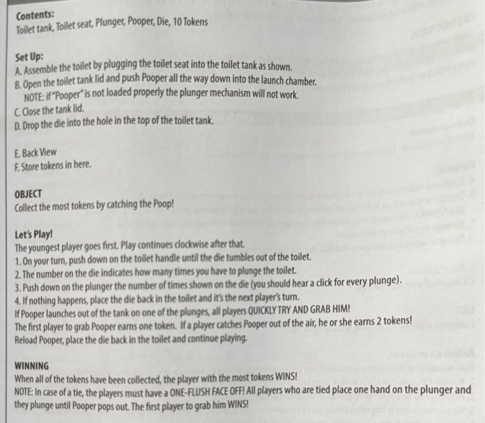 Flushin Frenzy  (2-4) board game collectible - Main Image 2