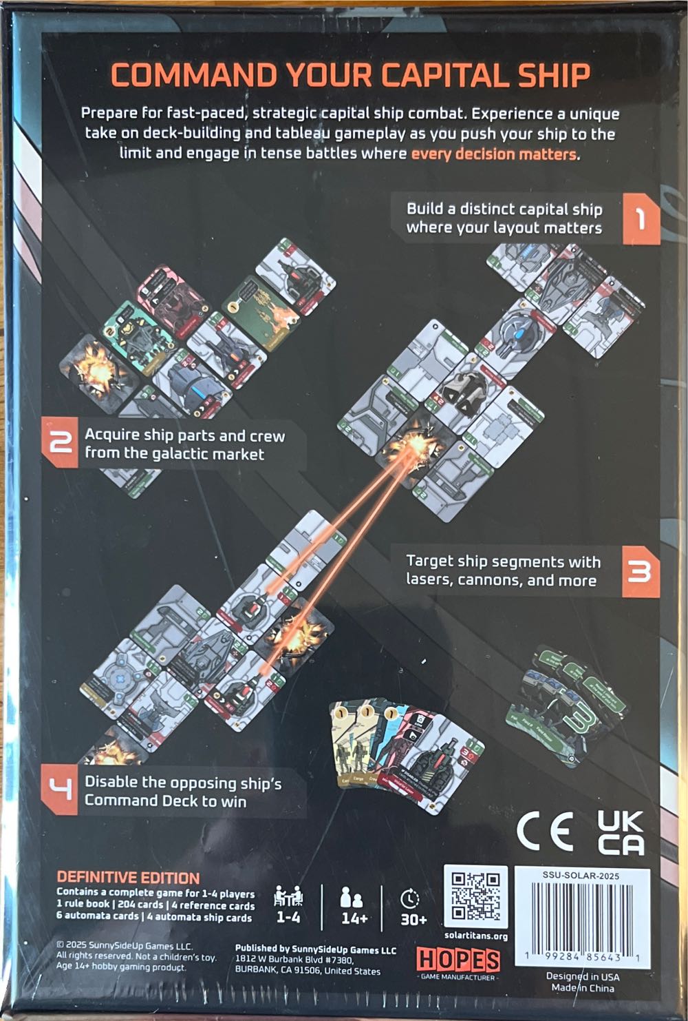 Solar titans  (1-4) board game collectible [Barcode 199284856431] - Main Image 2