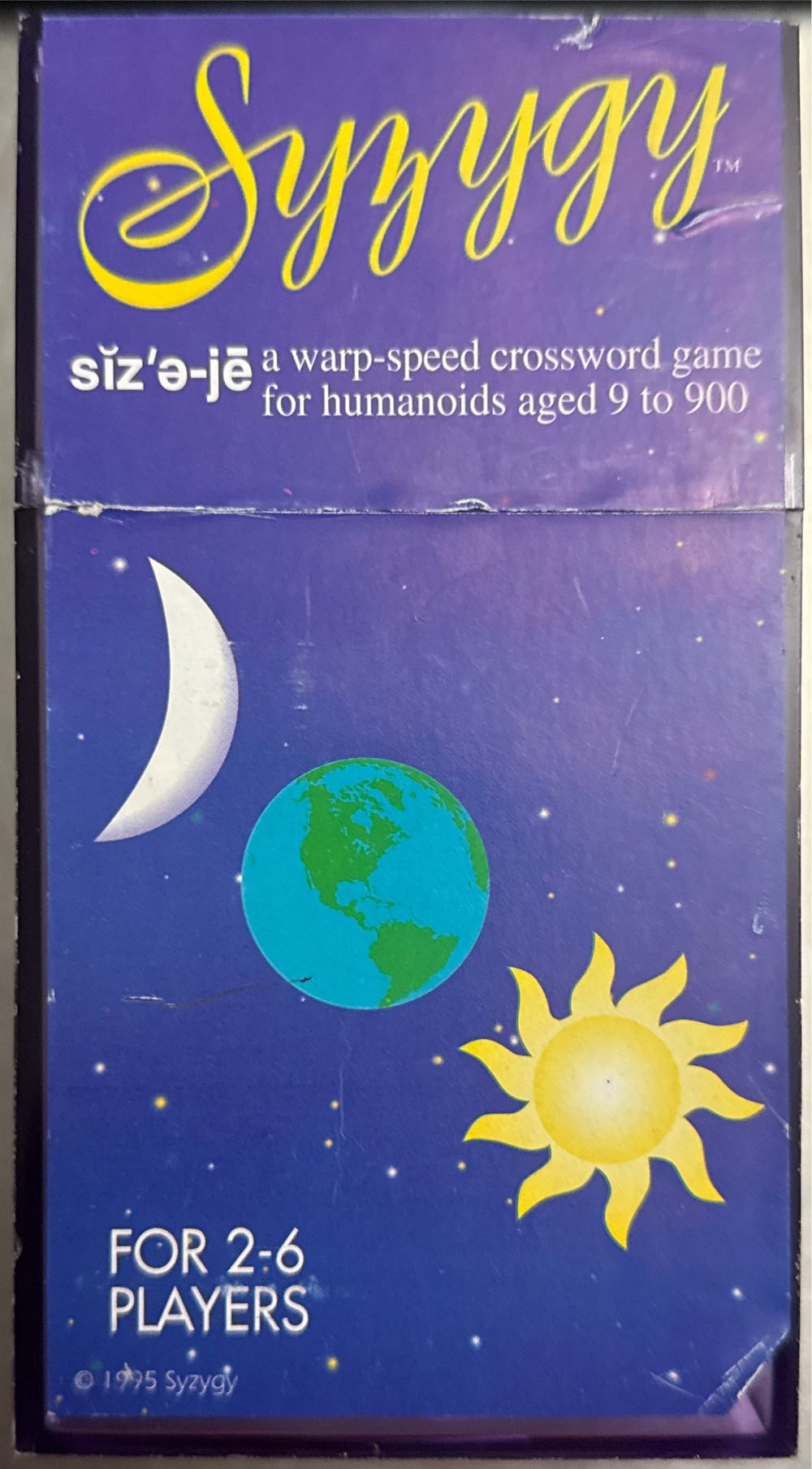Syzygy Word Word Crossword New Sealed Fast Paced Fun To Play Little Fish Industries Family Spelling Whole Complete  (2-6) board game collectible [Barcode 608415034742] - Main Image 2