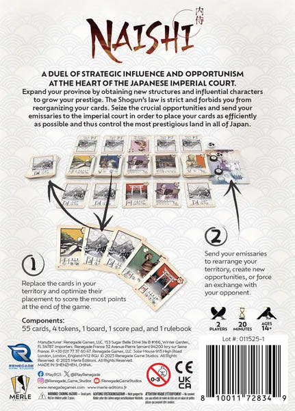 Naishi  (2) board game collectible [Barcode 810011728349] - Main Image 2