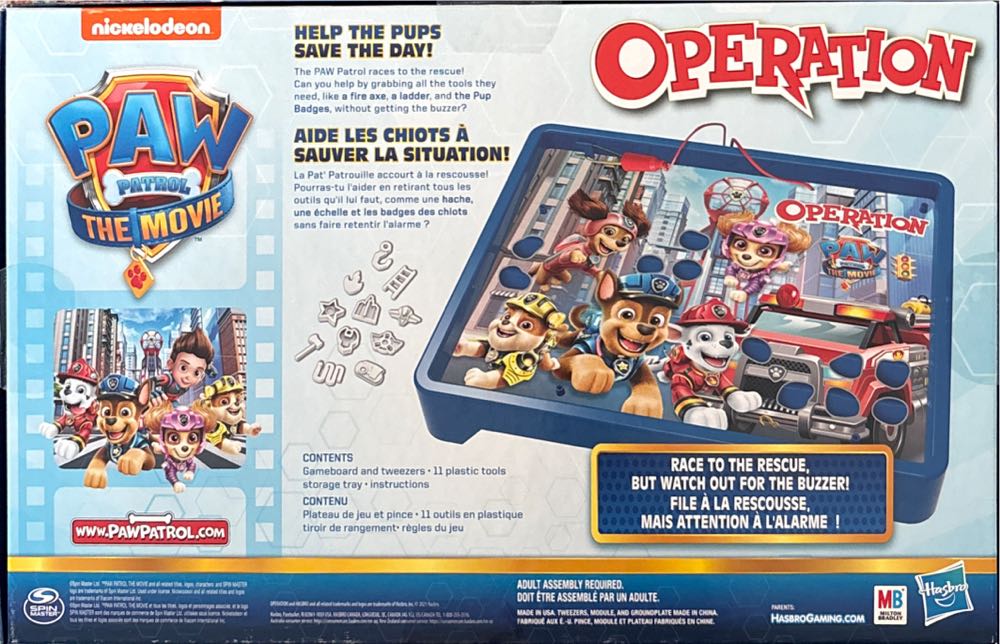 Operation: Paw Patrol Operation  (1+) board game collectible [Barcode 195166146706] - Main Image 2