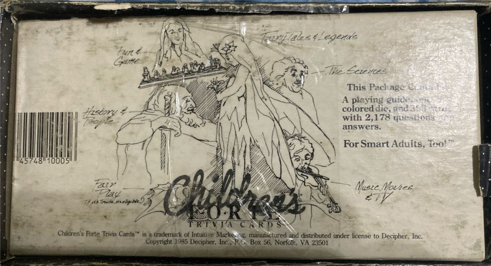 Children’s Forte Trivia Cards  (1+) board game collectible - Main Image 2