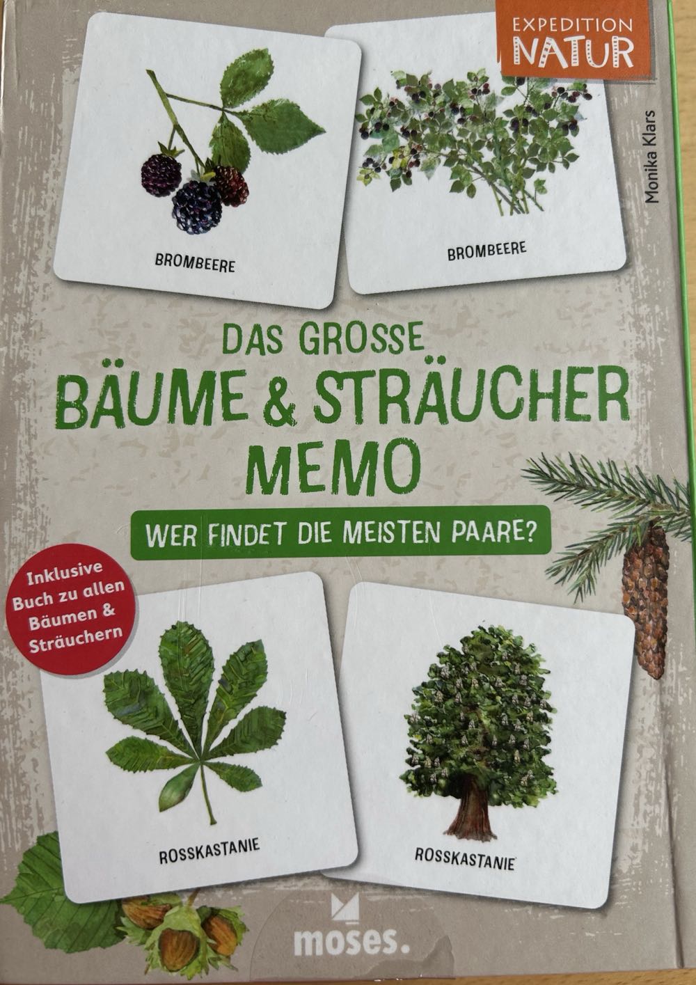 Das große Bäume & Sträucher Memo  (2-4) board game collectible [Barcode 4033477098887] - Main Image 2
