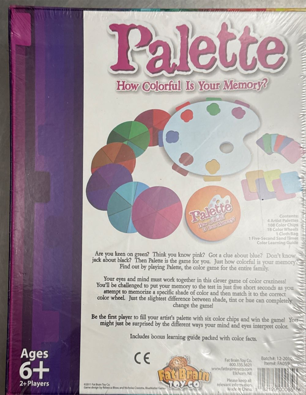 Palette Matching Game  (2+) board game collectible [Barcode 182129000656] - Main Image 3
