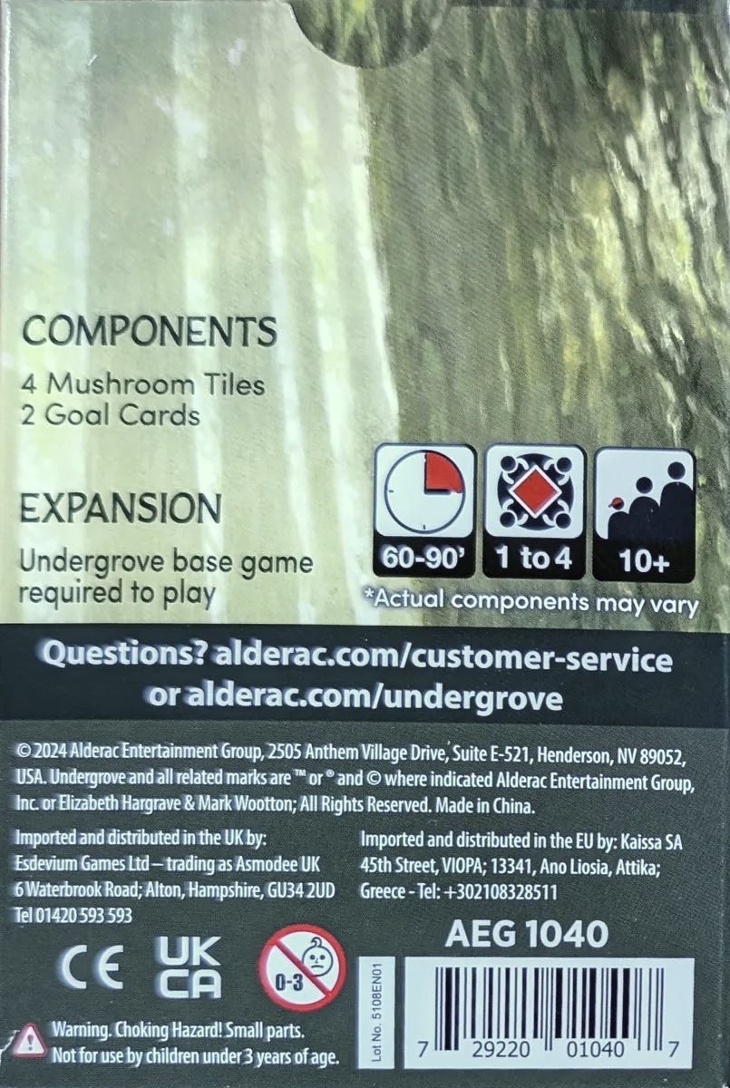 Undergrove: Whispering Woods  board game collectible [Barcode 729220010407] - Main Image 2