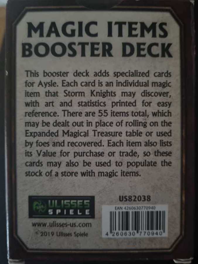 Torg Eternity - Magic Items Booster Deck  board game collectible [Barcode 45313967] - Main Image 2
