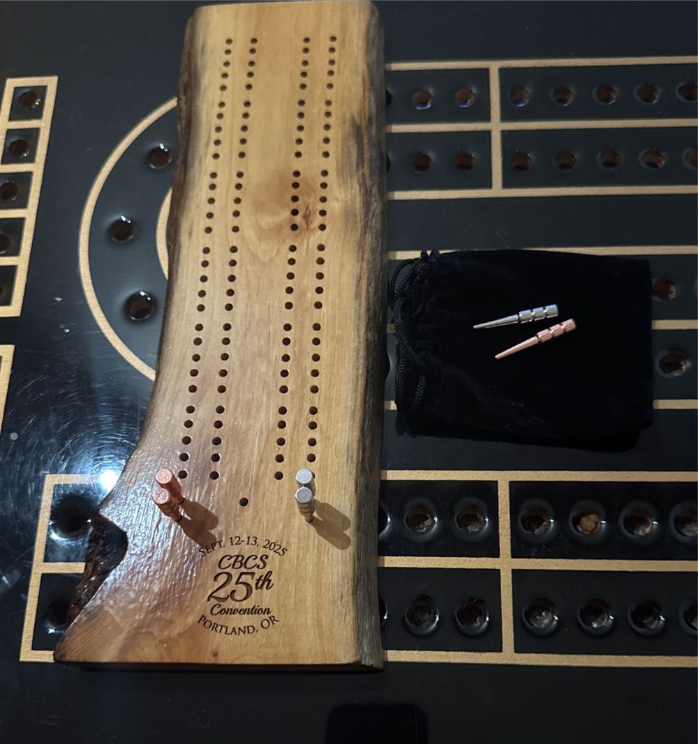 Artist Made 25th CBCS Comvention Board  (Two Twice Around) board game collectible - Main Image 2