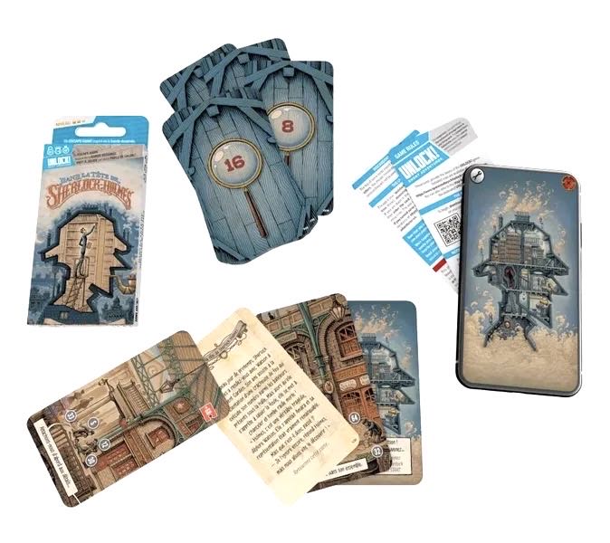 Unlock! Short Adventures: Inside the Mind of Sherlock Holmes  (1 2 3 4 5 6) board game collectible [Barcode 3558380127307] - Main Image 3