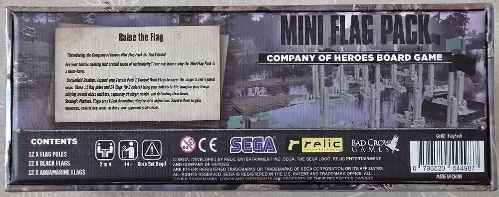 Company Of Heroes: 2nd Edition - Mini Flag Pack  (2-8) board game collectible [Barcode 796520544987] - Main Image 2
