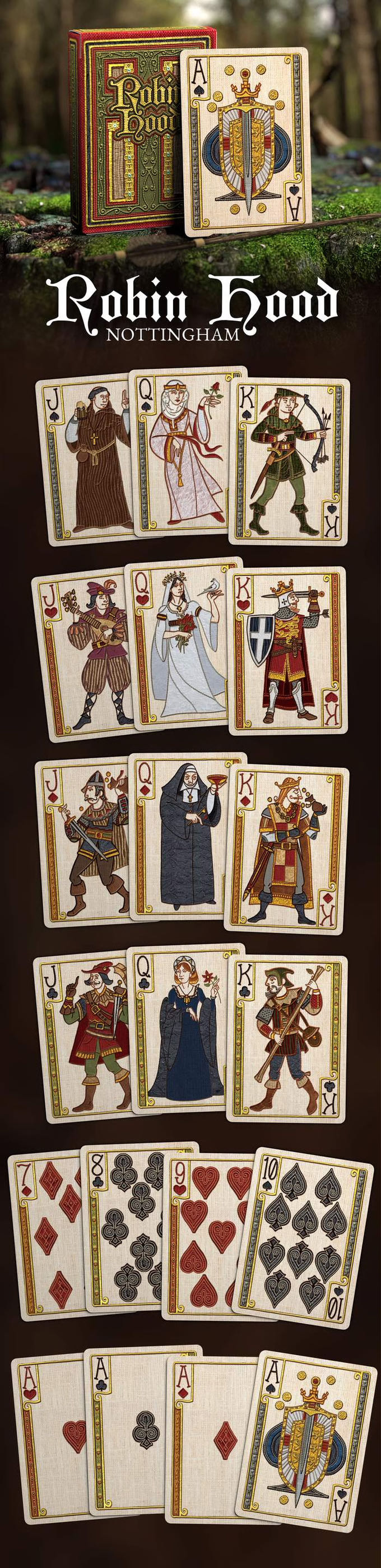 Robin Hood Playing Cards  board game collectible - Main Image 2