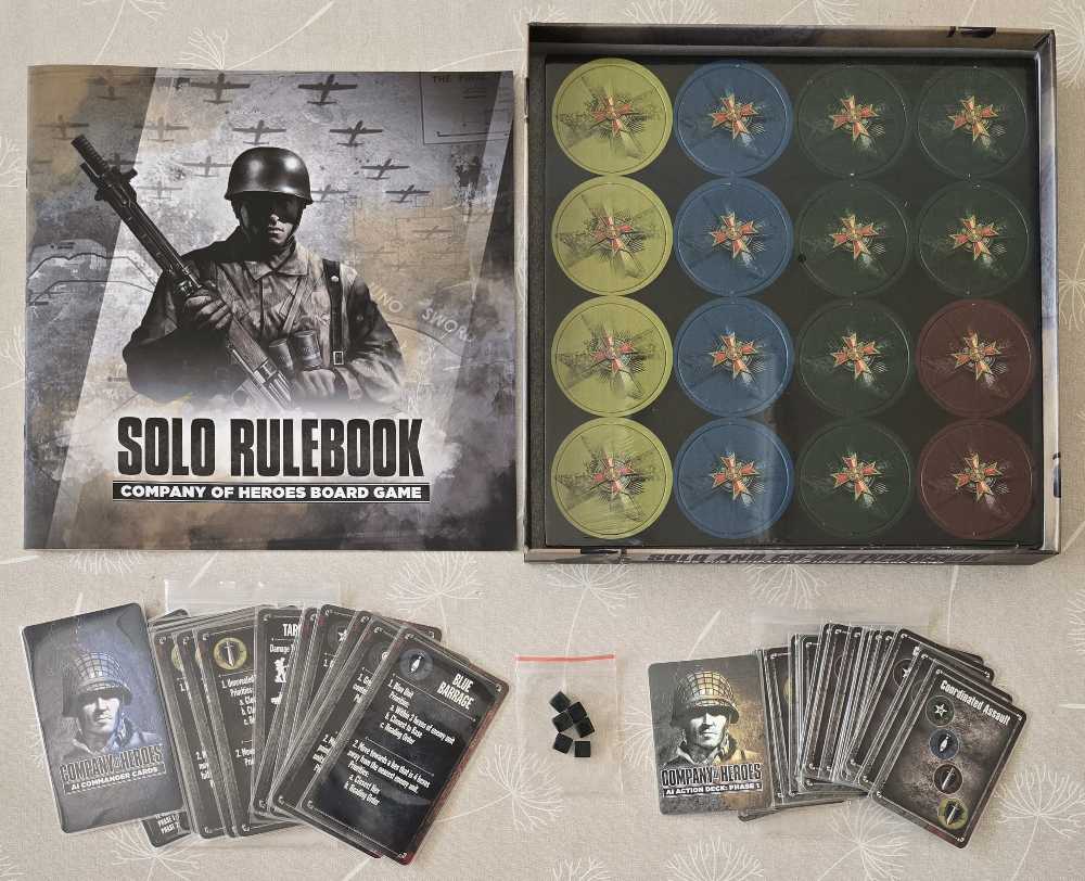 Company Of Heroes: 1st Edition - Solo And Co-Op Expansion  (2-4) board game collectible [Barcode 632726130275] - Main Image 4