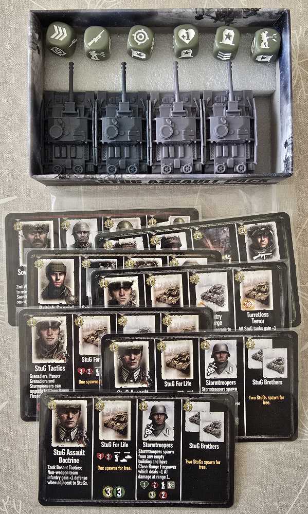 Company Of Heroes: 1st Edition - Stug Assault Pack  (2-4) board game collectible [Barcode 632726130305] - Main Image 3