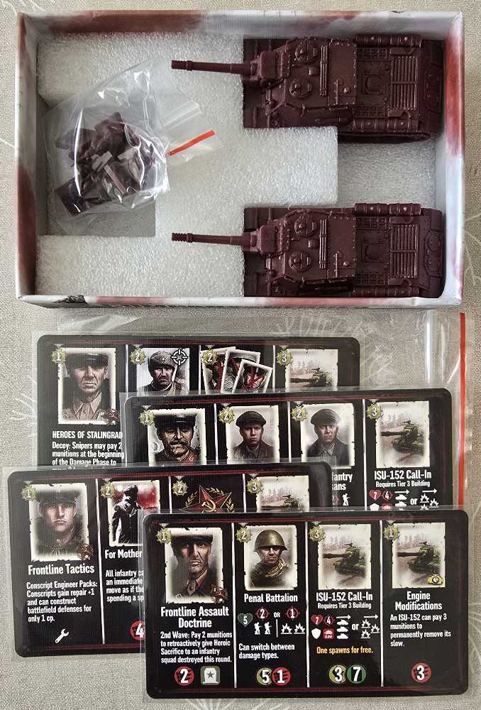 Company Of Heroes: 1st Edition - Eastern Reinforcements  (2-4) board game collectible [Barcode 632726130299] - Main Image 2