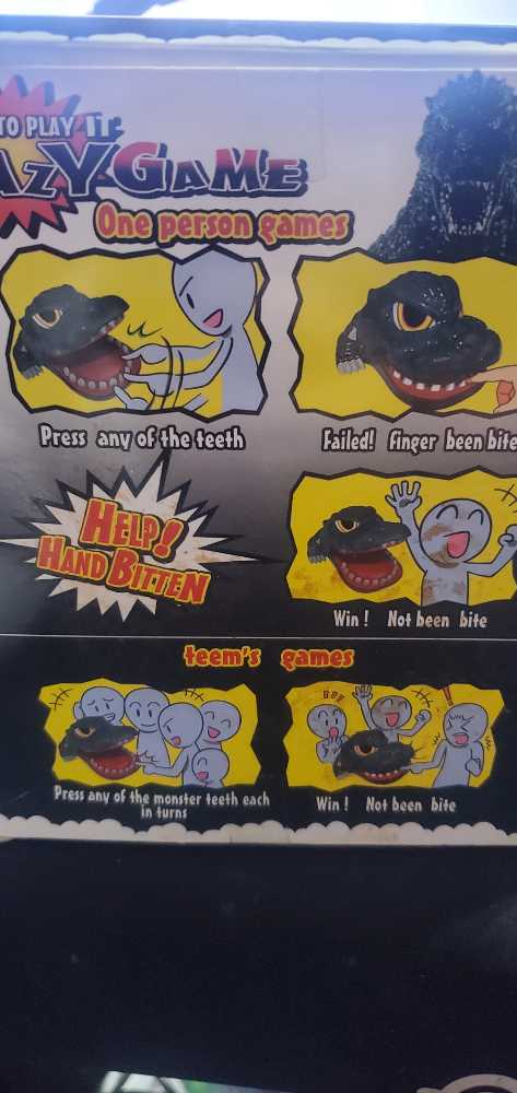 Godzilla Dentist  board game collectible - Main Image 2