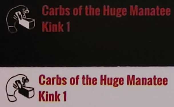 Carbs Of The Huge Manatee: Kink 1  (4+) board game collectible [Barcode 861700000222] - Main Image 4