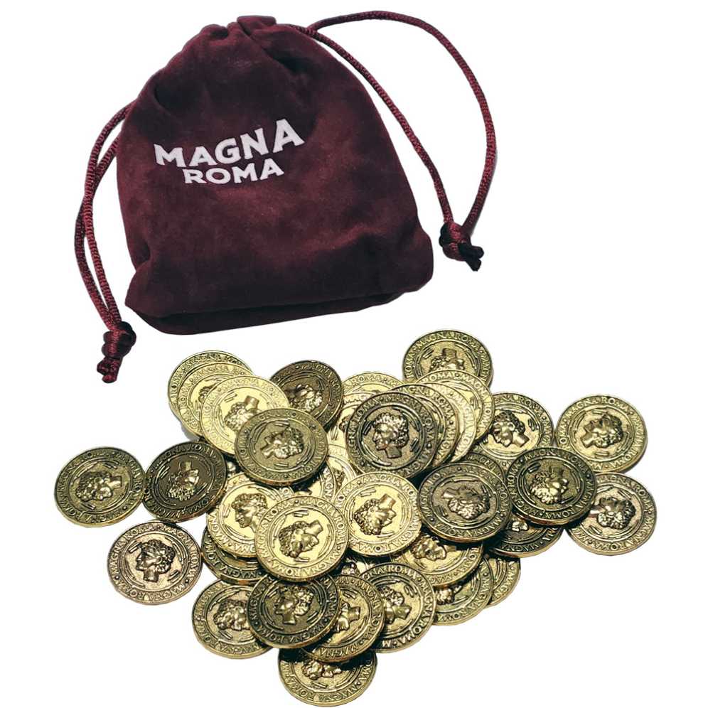 Magna Roma: Metal Coins Set  board game collectible [Barcode 672975286293] - Main Image 2