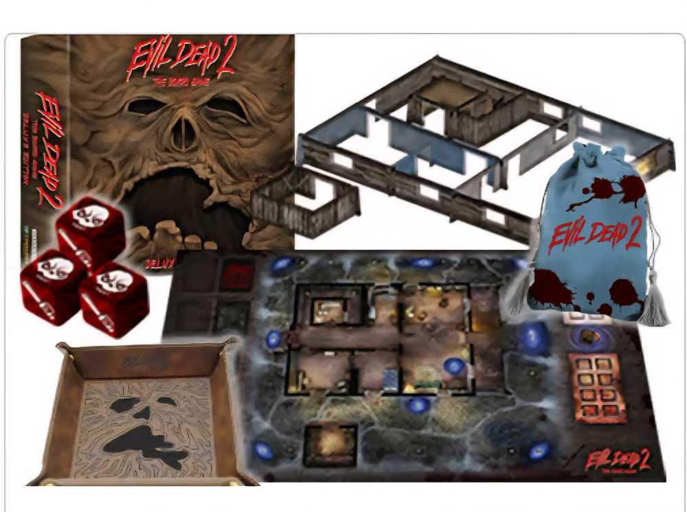 Lynnvander Evil Dead 2 The Board Game Deluxe Edition Groovy Pledge  (1-6) board game collectible [Barcode 071380000072] - Main Image 3